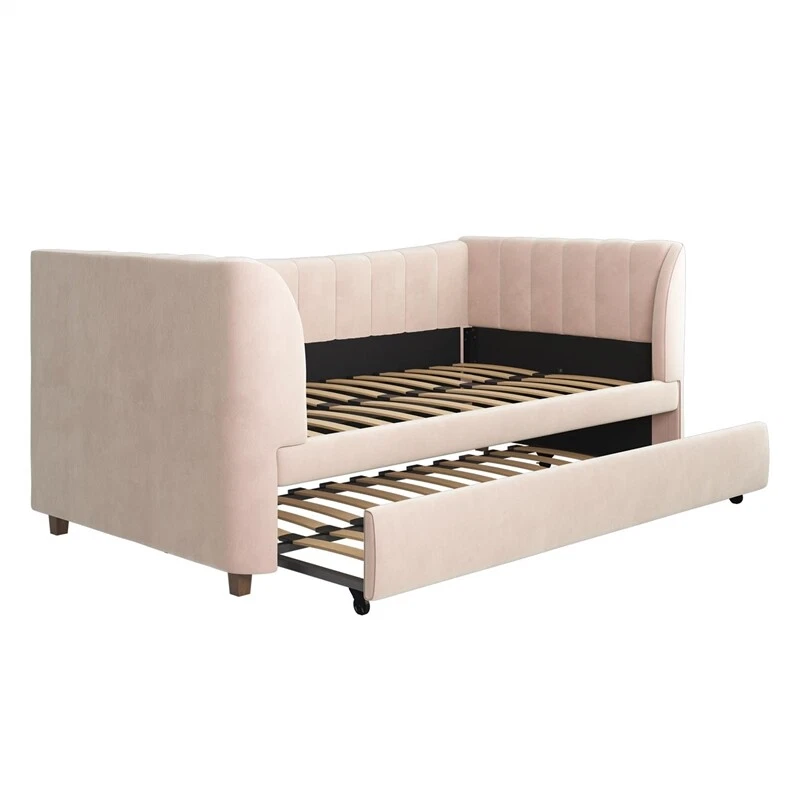Valentina upholstered twin cheap daybed with trundle