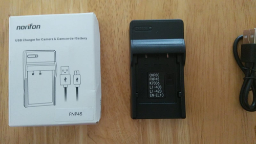 NP-80 USB Charger for Casio Exilim EX-G1, Exilim EX-N1, Exilim EX-N2, Exilim EX- - Picture 8 of 9