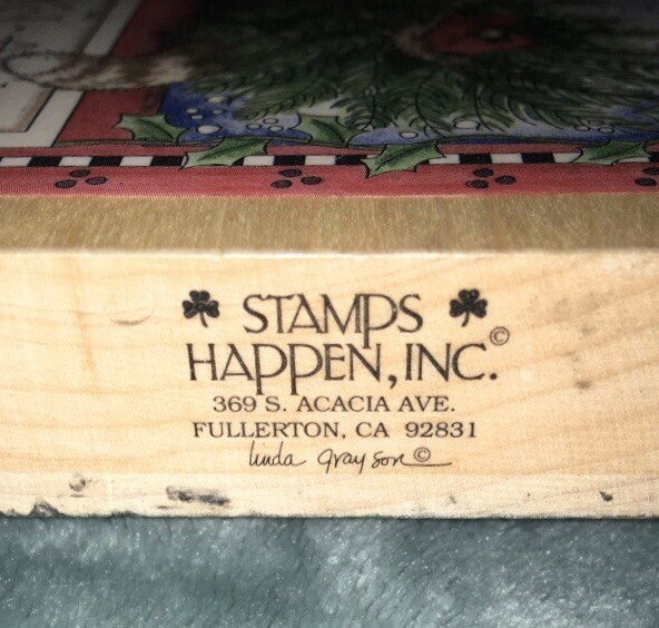 Stamps Happen Inc. Kitty Klaus, Christmas Mounted Stamp eBay