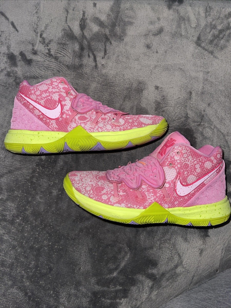 KIDS NIKE KYRIE 5 V PATRICK STAR PINK SNEAKERS UNISEX SIZE 2Y Read Description | eBay