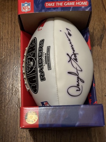 Fútbol americano autografiado por Darlye Lamonica como nuevo en caja. - Imagen 4 de 5