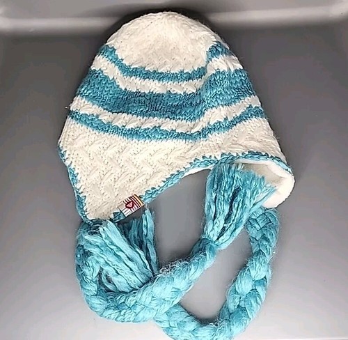 Gorro Roxy Girl azul/blanco - Imagen 2 de 5
