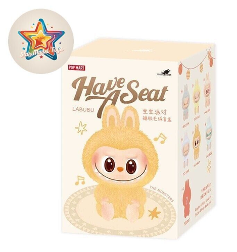POP MART LABUBU The Monsters HAVE A SEAT Plush Blind Box Party Series - Photo 6/6