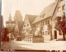 Germany, Rothenburg ob der Tauber, 1930 Vintage Silver Print Silver Print