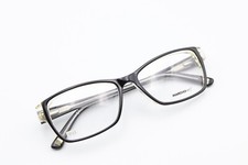 MARCHON NYC FASHION AVE 001 Polished Black on Clear 52-16-135 Frames Flex SP11