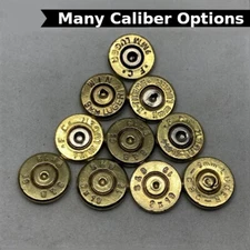 Steel and Brass Disc Charms for Crafting