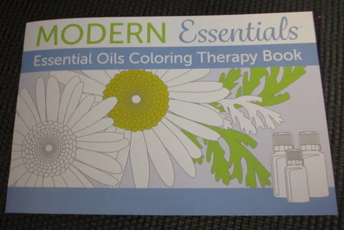 do Terra ~ Modern Essentials OILS Coloring Therapy Book doTerra COMMON USES pics
