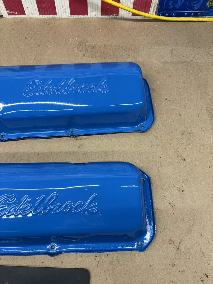Edelbrock Ford 351M 351C 400 ENGINE VALVE ROCKER COVER COVERS F150 F250 TORINO - Image 4 of 4
