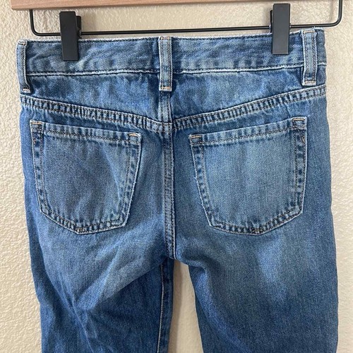 GAP Kids Girls Glitter Hearts Girlfriend Jeans Size 8 - Picture 7 of 10