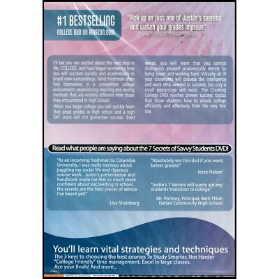 Cracking College: The Seven Secrets of Savvy Students (College