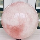 Natural Pink Rose Quartz Sphere Crystal Ball Reiki Healing 15320G — photo 6