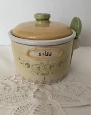 Grassland Roads Salsa Serving Bowl/Spoon