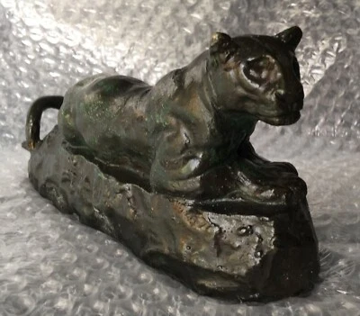 BARYE Panthère de Tunis N° 2 Bronze réédition début XXe - Photo 1/4