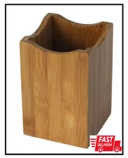 Oceanstar H1347 Bamboo Wood Utensil Holder Wooden Kitchen Tool Storage Brown