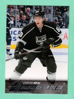 (1) JORDAN WEAL   2015-16 UPPER-DECK # 202 ROOKIE   YOUNG GUNS  (K0252)