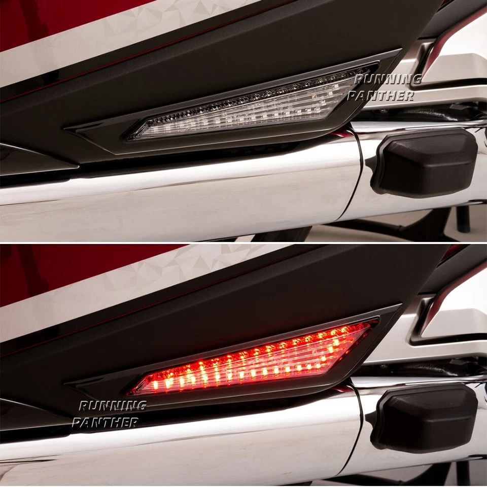 Luces LED indicadoras laterales de alforja para Honda Gold Wing 1800 2018-2023 Foto 3 de 4