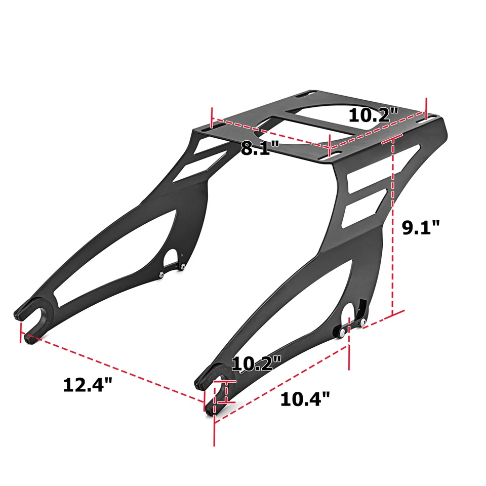 Estante de montaje desmontable Tour Pack para Indian Chief Chieftain Roadmaster 2014-2018 Foto 2 de 4