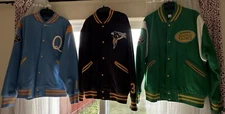 Stall & Dean Gridiron Collection Varsity Jackets. $115 Each Or $300 For All.