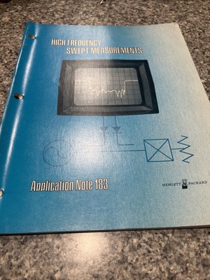 hewlett packard High Frequency Swept Measurements Application Notes