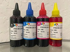 4x100ml refill ink for Epson 125 T125 NX420 NX625 NX125 NX127 WorkForce 320 323