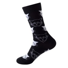 Pair Men's and Women's Premium Combed Cotton Fashion Funky Design Dress Socks