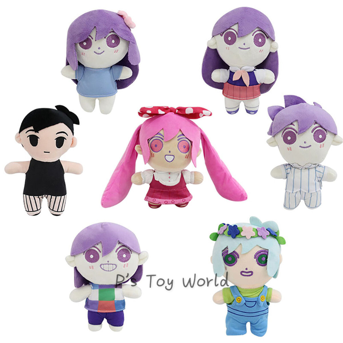  Omori Plush Toys, Cute Game and Anime Character Dolls