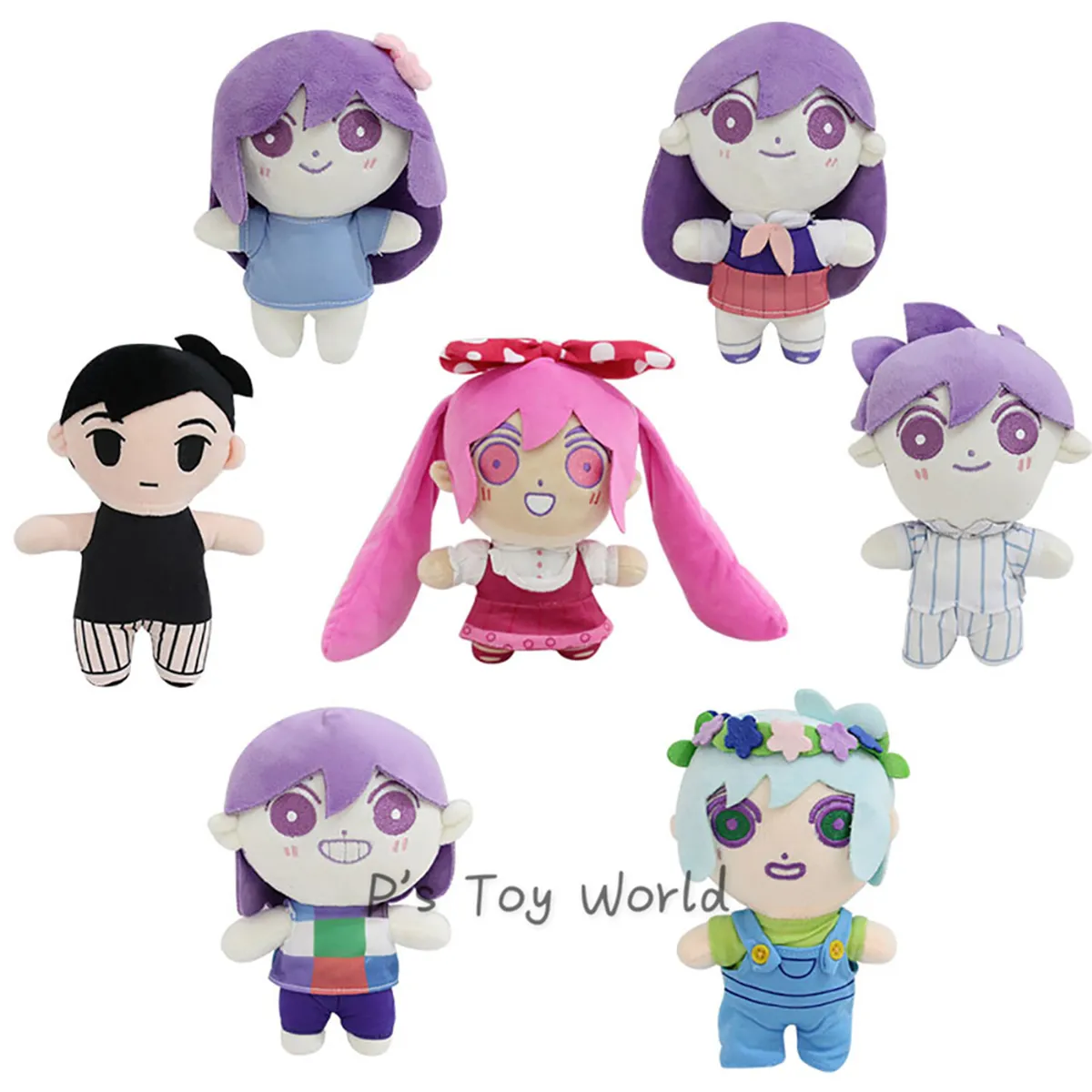 7 styles Omori Besil Aubrey Basil Hero Kel Mari Sunny 20CM Plush Doll  Figure Toy