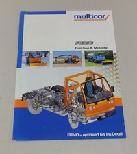 Prospektblatt / Broschüre Multicar Fumo das ...