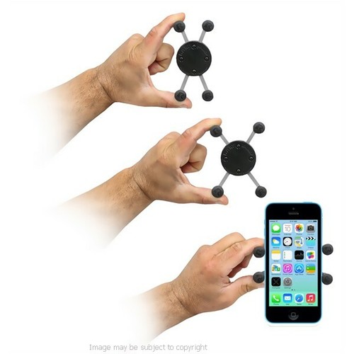 RAM X-Grip Holder Small Twist Lock Suction Cup Mount RAP-B-166-2-UN7 for iPhone - Picture 3 of 3