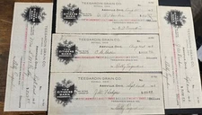 1 Pretty Antique Check 1918-ish Ohio State Vignette/logo/emblem Like Shown