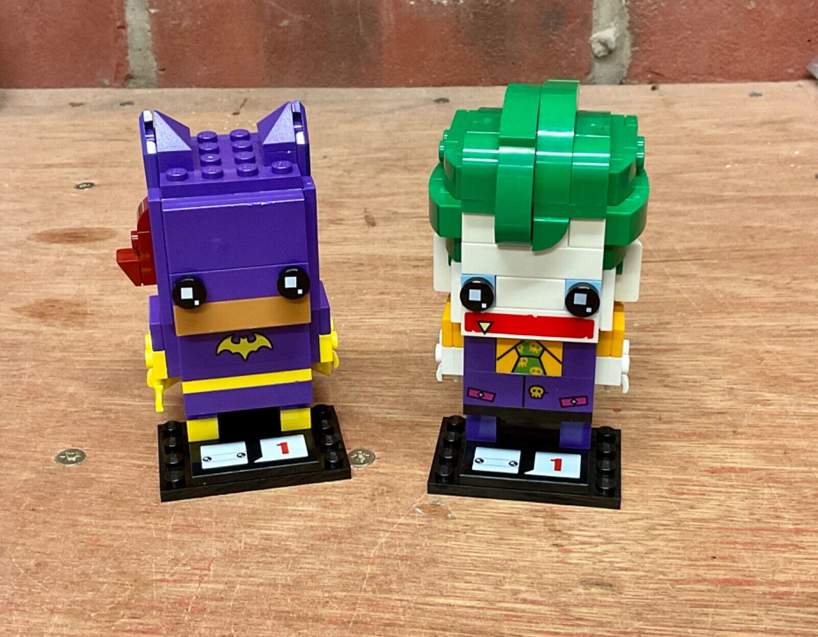 LEGO BrickHeadz 41586 Batgirl + 41588 Joker - ambos 100% completos