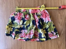 Abercrombie fitch womens size S multi colored floral skirt with elastic waist