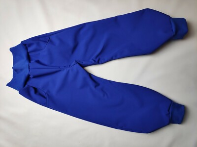 Softshellhose, royalblau mit Taschen Regenhose handmade