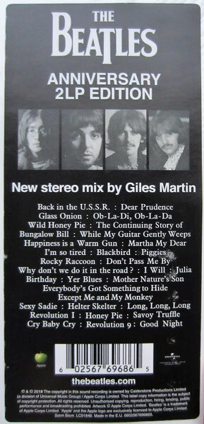 The Beatles - White Album | 2 LP Remastered Anniv. Edition | Packaged w/ Care - Image 2 of 4