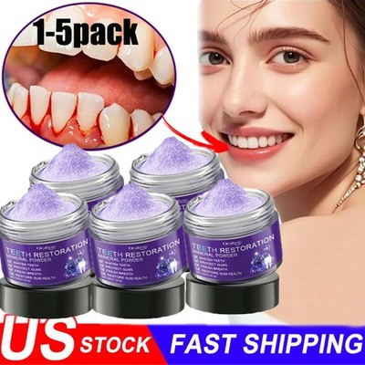 1/2/3/5Pcs Natural Teeth Restoration Mineral Powder, Effective in Fresh Breath