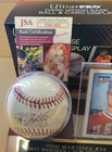 Tino Martinez Autographed JSA Ball & 1988 Topps Rookie Card In Ultra Pro Holder — photo 2