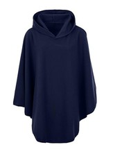 Womens Fleece Poncho Capes Hooded Anti Pill Fleece Cosy Winter Warm