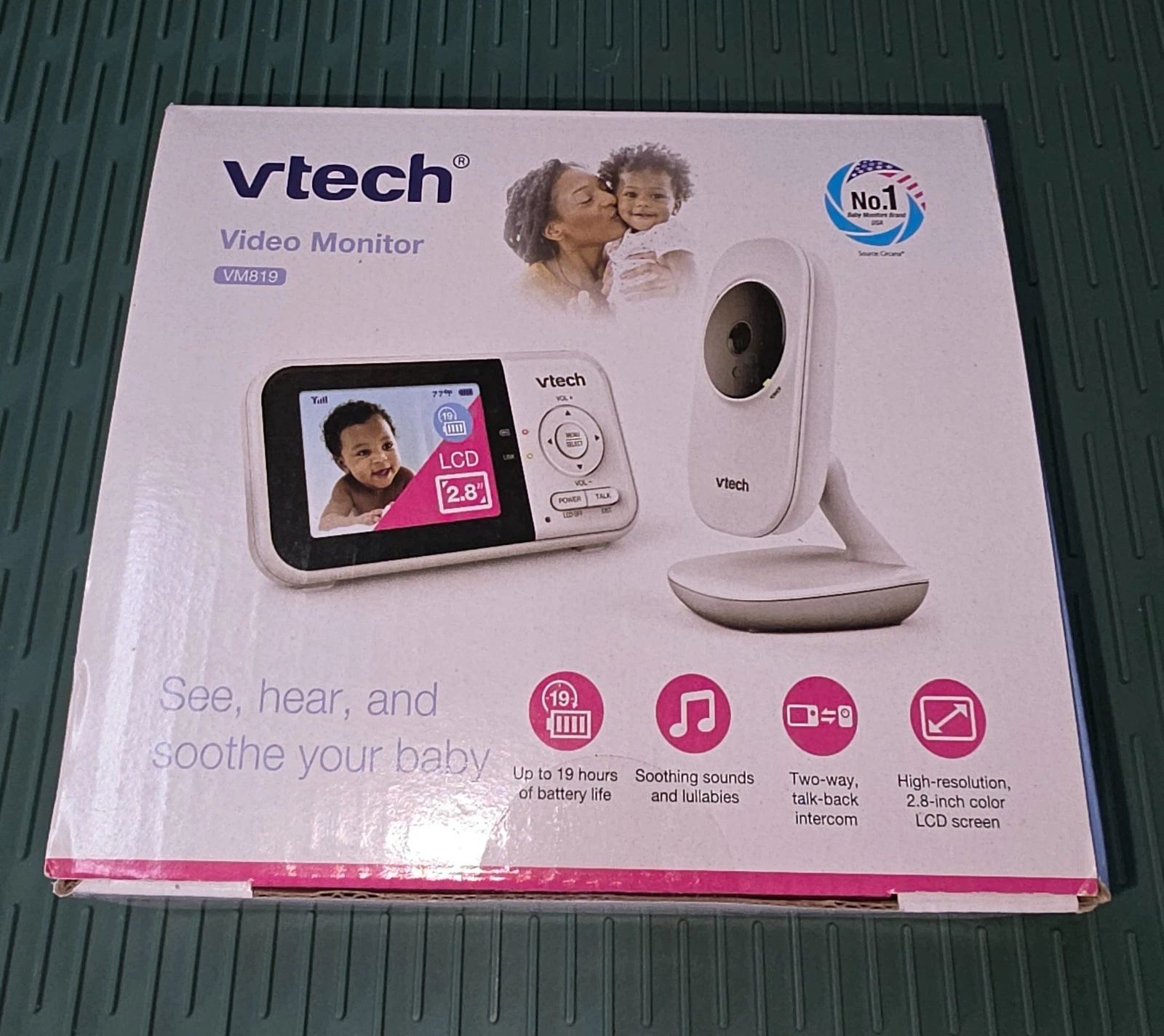 VTech VM819 Video Baby Monitor with 19 Hour Battery Life 1000ft Long Range
Opens in a new window or