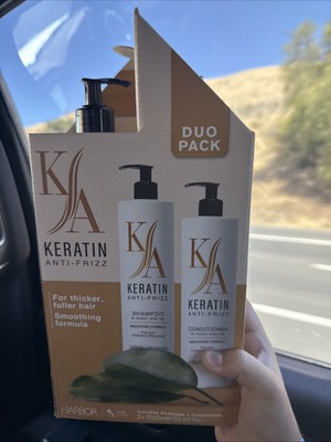 Keratin Protein Luxury Anti-Frizz Smoothing Shampoo and Conditioner Set