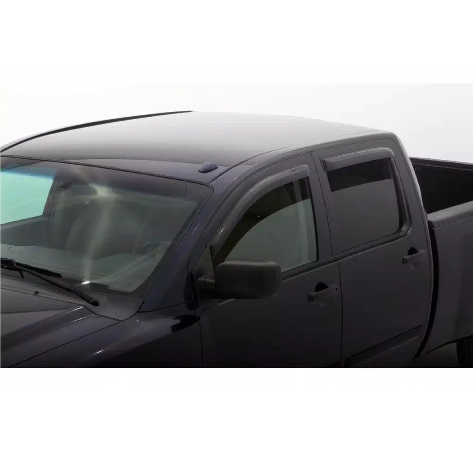 AVS Ventvisor Front & Rear Window Deflectors for 2004-2015 Nissan Titan Crew Cab Foto 2 de 4