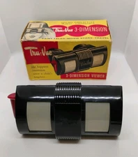 Vintage Tru Vue 3 Dimensional Viewer Bakelight With Original Box
