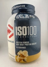 Dymatize ISO 100 Whey Protein Powder Isolate Gourmet Vanilla 3 lbs