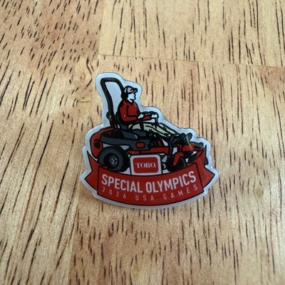 Special Olympics 2026 USA Games Pin Collectible Toro Lawnmower Rare
