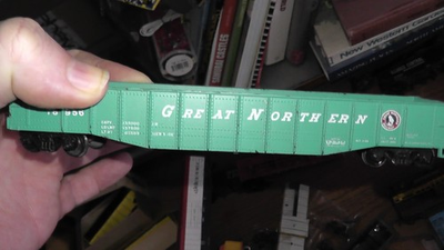 #ad ho freight train car great northern gondola athearn $32.00