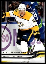 2025-26 Upper Deck Colton Sissons Nashville Predators #94