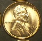 1937-P BU - SOLID LINCOLN WHEAT CENT - GOOD LUSTER - SEE PICS!!