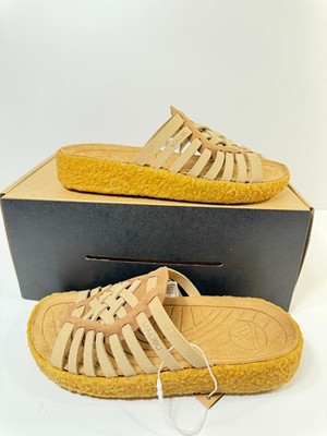 01048 Malibu Sandals Womens Cove Slide Biege-US 7 Womens