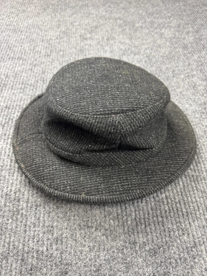 The Tilley Lana Invierno Fedora Gris Sombrero Orejeras Duradero Exterior Talla 7 3/8 Foto 4 de 4