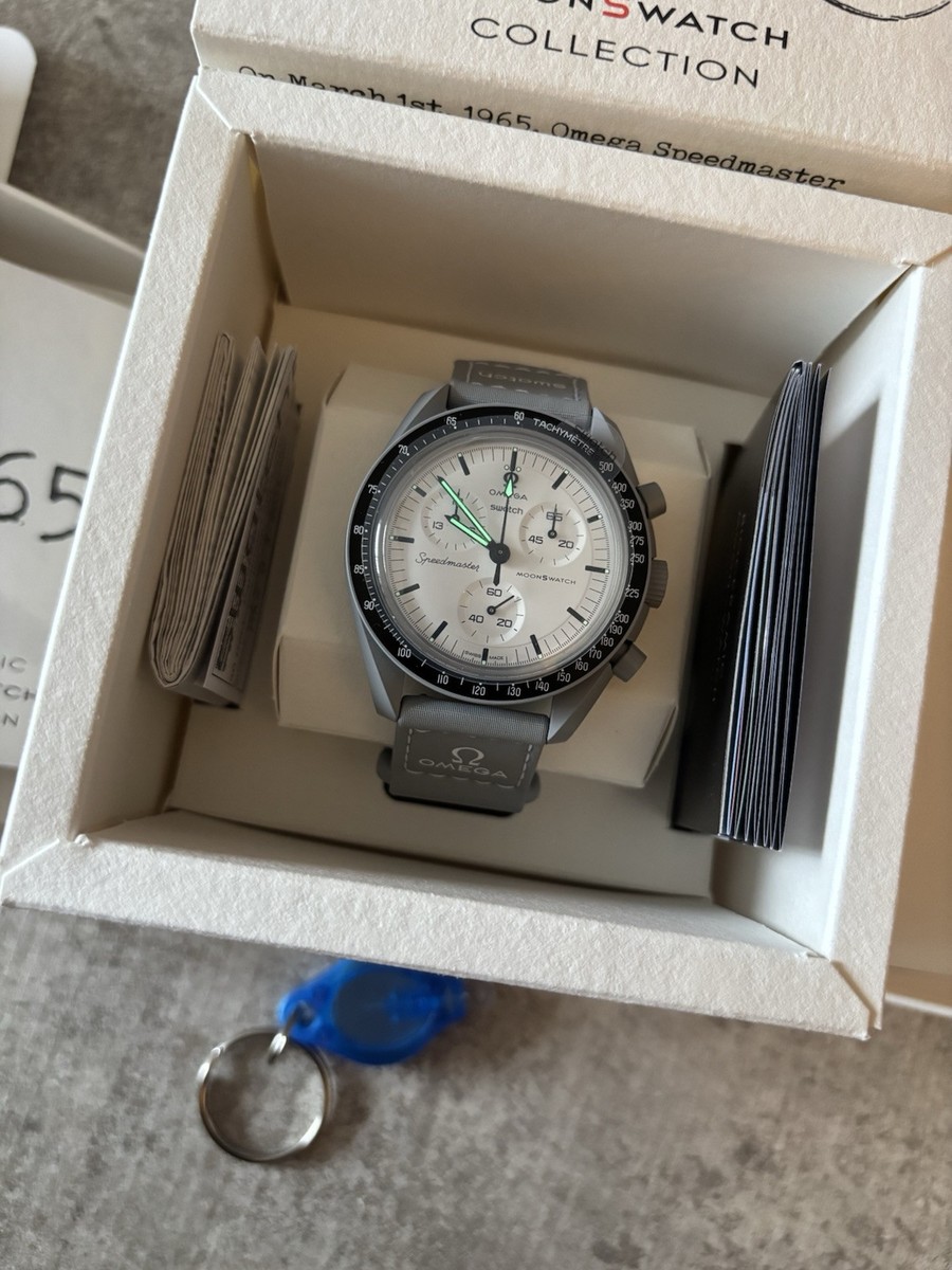OMEGA x Swatch Speedmaster MoonSwatch 1965 | eBay OMEGA x Swatch Speedmaster MoonSwatch 1965 | eBay