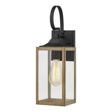 Home Decorators Collection Havenridge 16.6 in 1-Light Matte Black KSZ1601AS-01WD